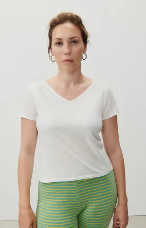 WOMEN'S T-SHIRT AKSUN - BLANC