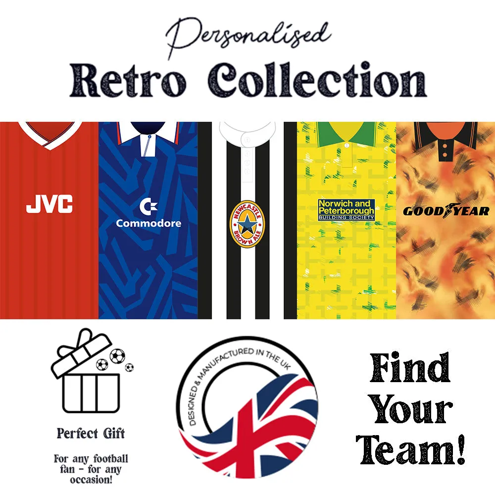 Wrexham Retro Football Shirts - Personalised Bar Runner
