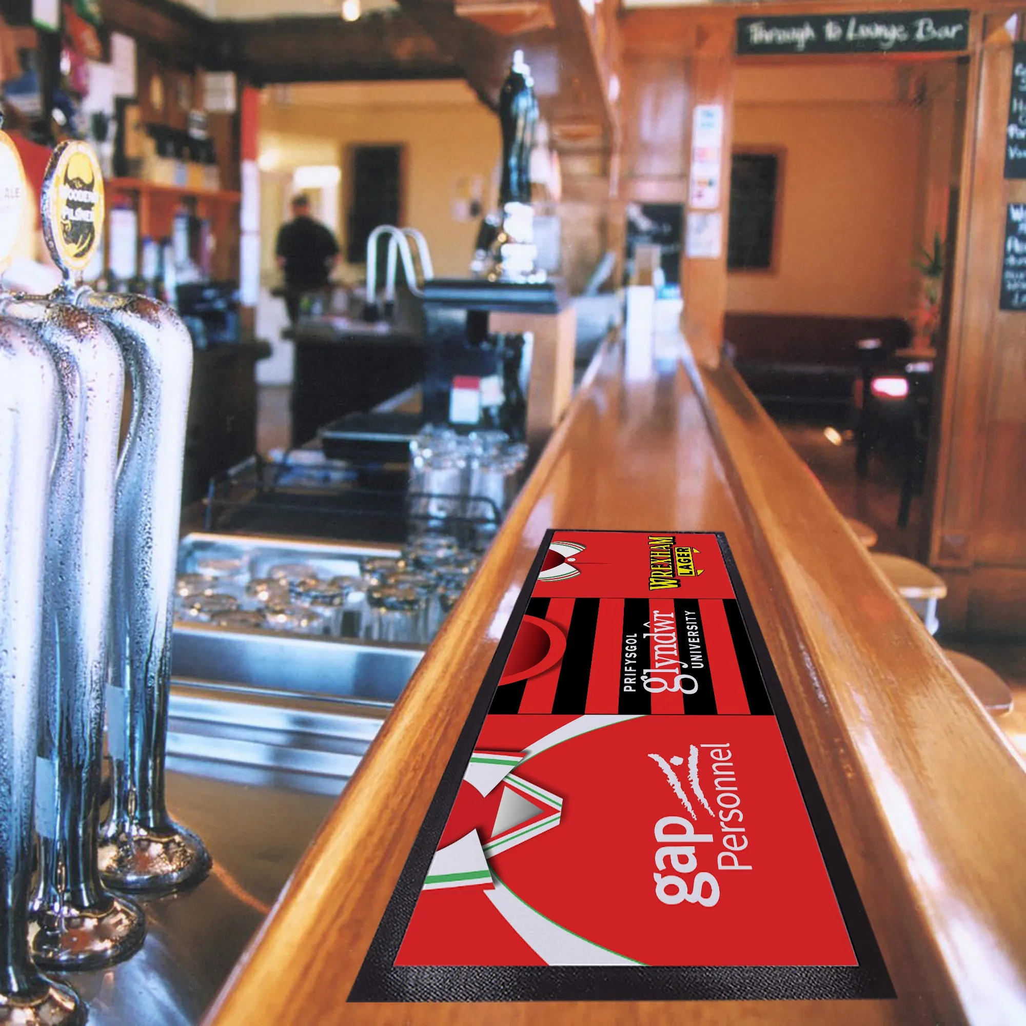 Wrexham Retro Football Shirts - Personalised Bar Runner