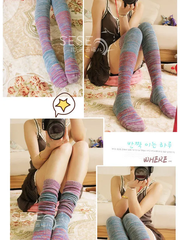 Yuki over the knee socks