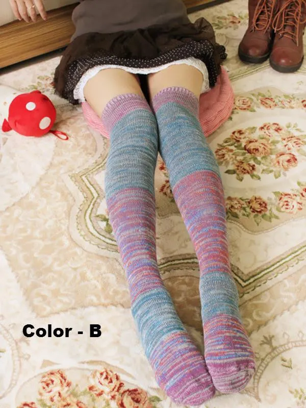 Yuki over the knee socks